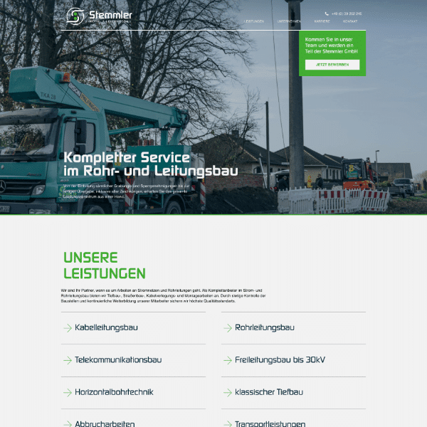 Stemmler GmbH - Rohr- und Leitungsbau